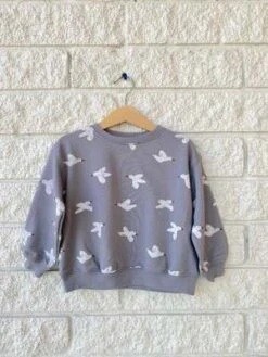 Rylee + CruKids Rylee + Cru RELAXED SWEATSHIRT - BIRDS