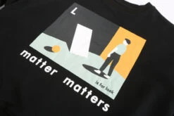 Matter Matters GalleryL Is For Look Sweatshirt - Black -Sports Clothing L is for Look Sweatshirt 20220804102717 2