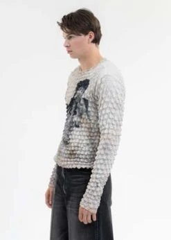 MASUMasu Marriage Popcorn Sweatshirt - Light Grey 10 MASUMasu Marriage Popcorn Sweatshirt - Light Grey -Sports Clothing LIGHT GREY MARRIAGE POPCORN SWEATSHIRT 20230819122056 2