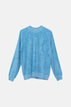 La PazCunha Towel Sweatshirt - Sky Blue