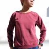 JungmavenLaguna Cropped Sweatshirt - Burgundy -Sports Clothing Laguna Cropped Sweatshirt Burgundy 20231007075555