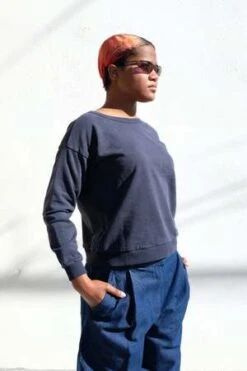 JungmavenLaguna Cropped Sweatshirt - Navy 8 JungmavenLaguna Cropped Sweatshirt - Navy -Sports Clothing Laguna Cropped Sweatshirt Navy 20231007075604 1