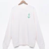La PazLogo Sweatshirt - Ecru/Gumdrop -Sports Clothing Logo Sweatshirt in Ecru Gumdrop 20230331184539