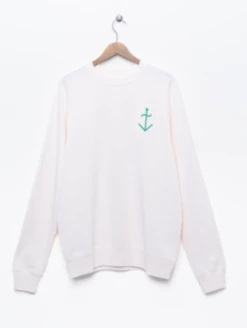 La PazLogo Sweatshirt - Ecru/Gumdrop