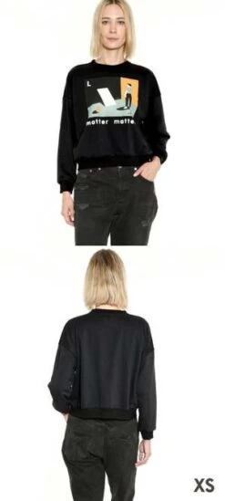 Matter Matters GalleryL Is For Look Sweatshirt - Black -Sports Clothing MATTER MATTERS L is for Look Sweatshirt Black 20220805070942