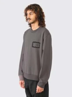 MM6 Maison MargielaPatch Logo Sweatshirt - Black/Gray -Sports Clothing MM6 Maison Margiela Patch Logo Sweatshirt Black Gray 20231023232025 2