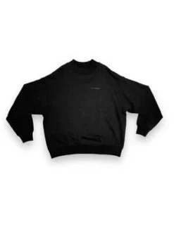 Willy ChavarriaMOCK NECK SWEATSHIRT - Black