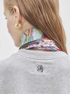 Maison De InesSide Eyelet Sweatshirt - Gray -Sports Clothing Maison De Ines Side Eyelet Sweatshirt Gray 20231013164900