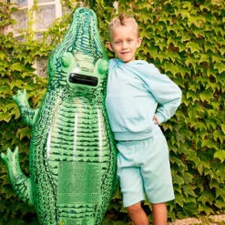 Maison MangostanKids Maison Mangostan Child Coco Taxi Sweatshirt With Hood - Aquamarine