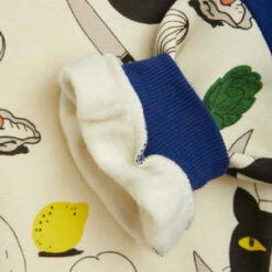 Mini RodiniKids Mini Rodini Child Chef Cat Hooded Sweatshirt - Cream -Sports Clothing Mini Rodini Child Chef Cat Hooded Sweatshirt Cream 20230801022040