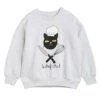 Mini RodiniKids Mini Rodini Child Chef Cat Sweatshirt - Grey -Sports Clothing Mini Rodini Child Chef Cat Sweatshirt Grey 20230801022045