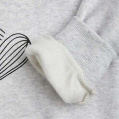 Mini RodiniKids Mini Rodini Child Chef Cat Sweatshirt - Grey -Sports Clothing Mini Rodini Child Chef Cat Sweatshirt Grey 20230801022045 2