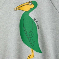 Mini RodiniKids Mini Rodini Pelican Sweatshirt - Grey 8 Mini RodiniKids Mini Rodini Pelican Sweatshirt - Grey -Sports Clothing Mini Rodini Child Pelican Sweatshirt Grey 20230526233203 2