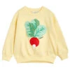 Mini RodiniKids Mini Rodini Child Radish Chenille Embroidered Sweatshirt - Yellow -Sports Clothing Mini Rodini Child Radish Chenille Embroidered Sweatshirt Yellow 20230801022122