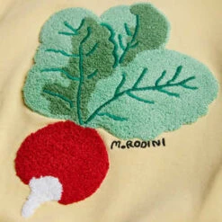 Mini RodiniKids Mini Rodini Child Radish Chenille Embroidered Sweatshirt - Yellow -Sports Clothing Mini Rodini Child Radish Chenille Embroidered Sweatshirt Yellow 20230801022123