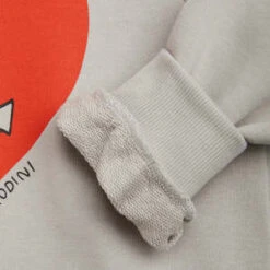 Mini RodiniKids Mini Rodini Sailor's Heart Sweatshirt - Grey -Sports Clothing Mini Rodini Child Sailor s Heart Sweatshirt Grey 20230526233216 3