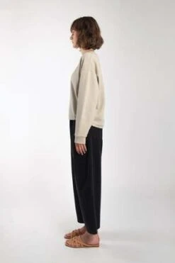 Micaela GregSlub Sweatshirt - Mist -Sports Clothing Mist Slub Sweatshirt 20230418160658