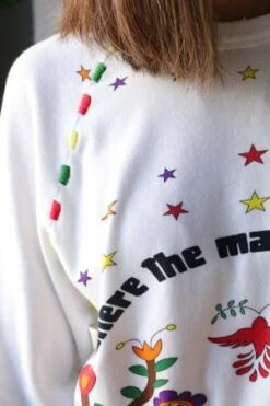 MonokiMagic Sweatshirt - White -Sports Clothing Monoki Magic Sweatshirt in White 20231031225000