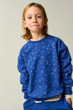 My Little CozmoMy Kids Little Cozmo Space Plush Sweatshirt - Blue -Sports Clothing My Little Cozmo Space Plush Sweatshirt in Blue 20230814222059 2