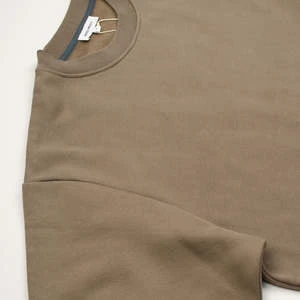Norse ProjectsArne Brushed Cotton Sweatshirt - Taupe 6 Norse ProjectsArne Brushed Cotton Sweatshirt - Taupe - Image 4
