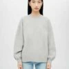 RE/DONEOversized Crewneck Sweatshirt - Heather Grey -Sports Clothing Oversized Crewneck Sweatshirt 20231006234223