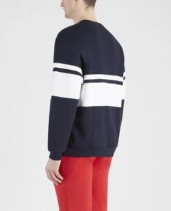 Paul&Shark Paul & SharkPAUL & SHARK Embroidered Sweatshirt - Navy -Sports Clothing PAUL SHARK Navy Sweatshirt With Embroidered Paul Shark 20210501145534 2