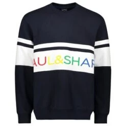 Paul&Shark Paul & SharkPAUL & SHARK Embroidered Sweatshirt - Navy -Sports Clothing PAUL SHARK Navy Sweatshirt With Embroidered Paul Shark 20210501145534 3