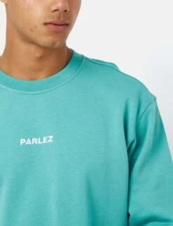 ParlezLadsun Sweatshirt Organic - Dusty Aqua Green -Sports Clothing Parlez Ladsun Sweatshirt Organic Dusty Aqua Green 20230601094905