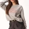 Project Social TTeam Nice/Naughty Reversible Sweatshirt - Heather Grey -Sports Clothing Project Social T Team Nice Naughty Reversible Sweatshirt 20231013224237
