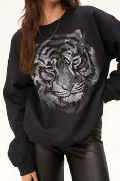 Project Social TTiger Oversized Sweatshirt -Sports Clothing Project Social T Tiger Oversized Sweatshirt 20231013224241 1