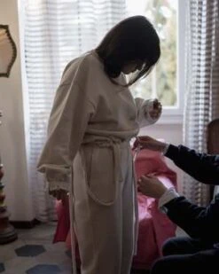 BaserangeROUTE SWEATSHIRT - UNDYED