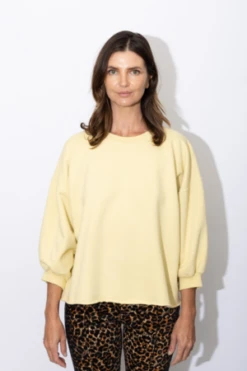 Rachel ComeyFond Sweatshirt - Pale Yellow