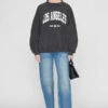 Anine BingRamona Sweatshirt - Los Angeles/Washed Black -Sports Clothing Ramona Sweatshirt Los Angeles Washed Black 20230917003126