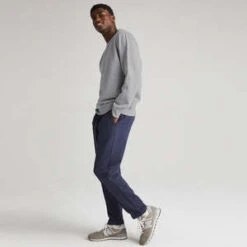 Richer PoorerRecycled Fleece Tapered Sweatshirt - Heather Grey -Sports Clothing Richer Poorer Grey Recycled Fleece Tapered Sweatshirt 20230802231352 2