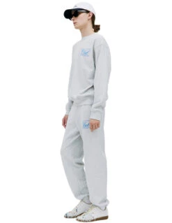 Sporty & Rich94 Country Club Cotton Sweatshirt - Grey -Sports Clothing SPORTY RICH 94 Country Club cotton sweatshirt 20230823075259