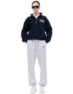 Sporty & RichSPORTY And RICH Zip Up Sweatshirt