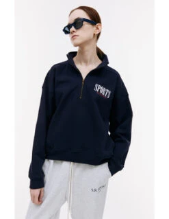 Sporty & RichSPORTY And RICH Zip Up Sweatshirt -Sports Clothing SPORTY RICH Zip up sweatshirt 20231027062352 1