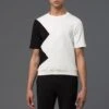 Carlos CamposShort Sleeve Sweatshirt - White/Black -Sports Clothing Short Sleeve Sweatshirt in White Black 20180413205525
