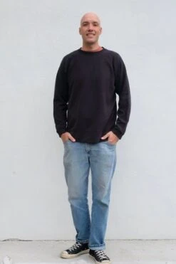 JungmavenSierra Raglan Sweatshirt - Black