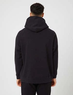 Snow PeakRecycled Cotton Hooded Sweatshirt - Black 5 Snow PeakRecycled Cotton Hooded Sweatshirt - Black - Image 3