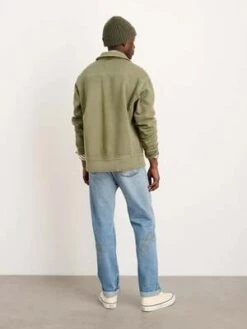 Alex MillSom Half Zip Sweatshirt - Olive -Sports Clothing Som Half Zip Sweatshirt in Fleece Olive 20230823221416 2