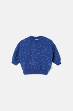 My Little CozmoKids My Little Cozmo Space Sweatshirt - Blue -Sports Clothing Space Sweatshirt in Blue 20230824190620 1