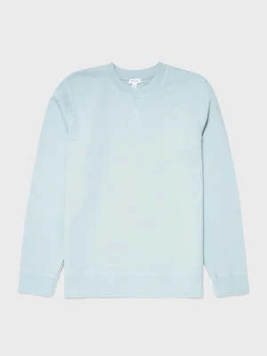 SunspelLoopback Sweatshirt - Blue Sage 7 SunspelLoopback Sweatshirt - Blue Sage - Image 5