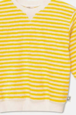 My Little CozmoKIDS My Little Cozmo Surf Sweatshirt - Lemon Organic Terry Stripe 11 My Little CozmoKIDS My Little Cozmo Surf Sweatshirt - Lemon Organic Terry Stripe -Sports Clothing Surf Sweatshirt in Lemon Organic Terry Stripe by My Little Cozmo 20220213065952 1