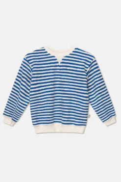 My Little CozmoKIDS My Little Cozmo Surf Sweatshirt - Ocean Organic Terry Stripe 8 My Little CozmoKIDS My Little Cozmo Surf Sweatshirt - Ocean Organic Terry Stripe -Sports Clothing Surf Sweatshirt in Ocean Organic Terry Stripe by My Little Cozmo 20220213070002 1