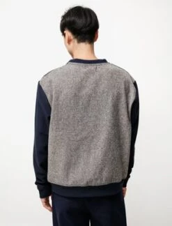 Frank LederCotton Mix Sweatshirt - Dark Gray/Light Gray/Blue -Sports Clothing Sweatshirt Cotton Mix 20201020043719