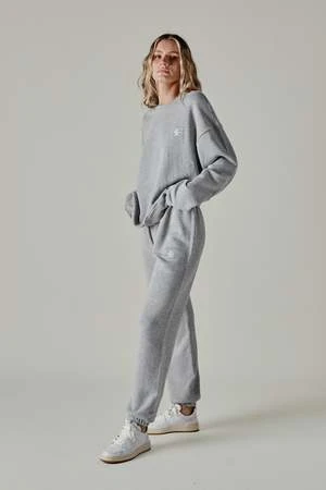 ÉTERNEterne Oversized Crewneck Sweatshirt - Heather Grey 4 ÉTERNEterne Oversized Crewneck Sweatshirt - Heather Grey - Image 2