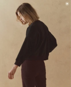 The Great.The Corduroy Teammate Sweatshirt - Slate -Sports Clothing The Great The Corduroy Teammate Sweatshirt Slate 20231003211333