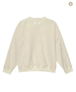 The Great.The Corduroy Teammate Sweatshirt - Washed White -Sports Clothing The Great The Corduroy Teammate Sweatshirt Washed White 20231003211338 1