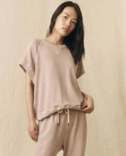 The Great.The Wedge Sweatshirt - Soft Lilac -Sports Clothing The Wedge Sweatshirt 20230530192256 3